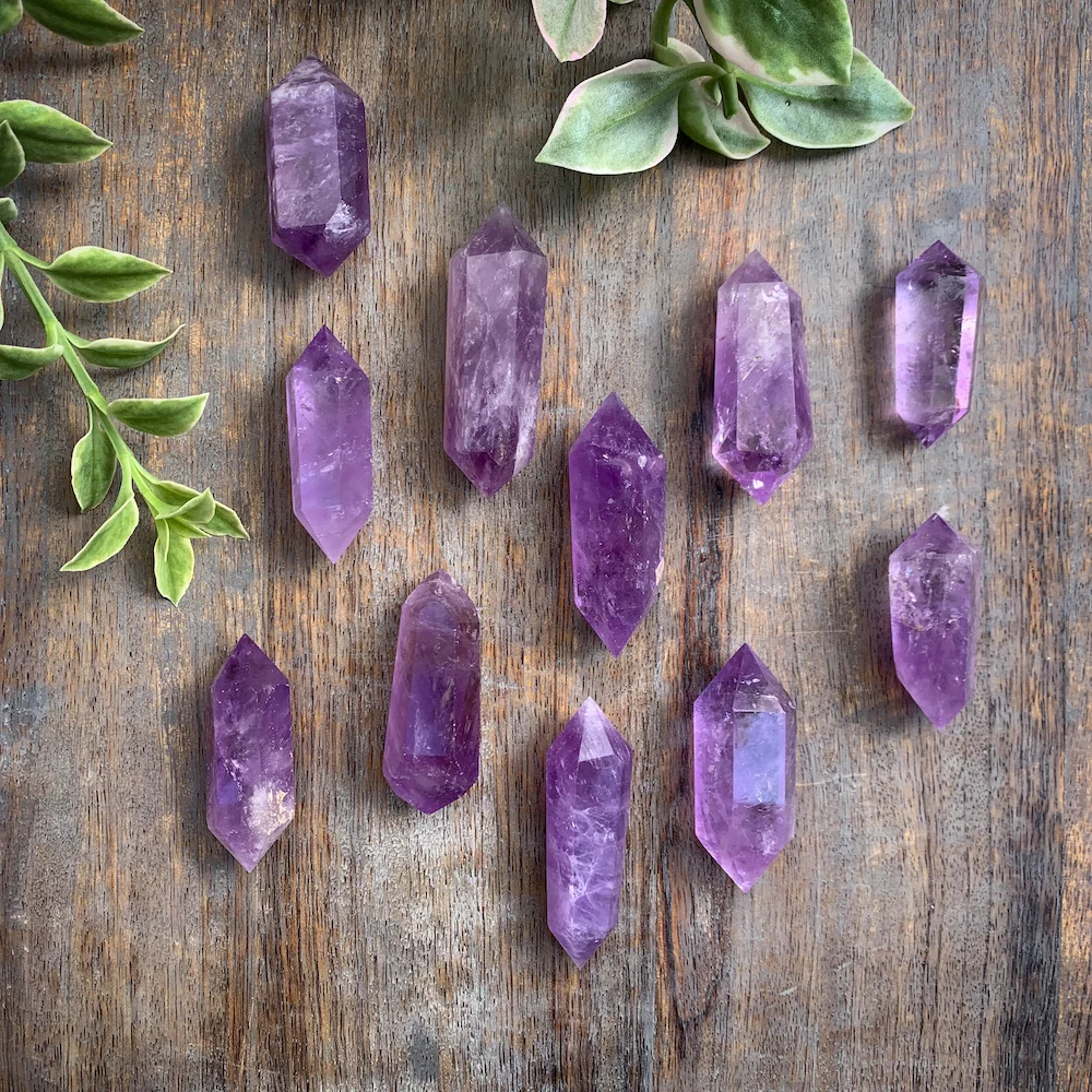 AMETHYST DOUBLE TERMINATED POINT - Image 3