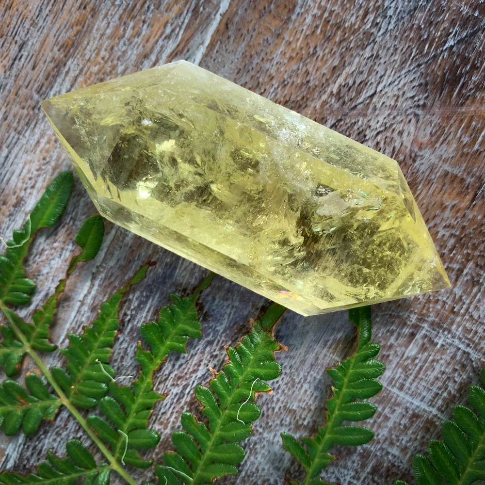 LEMON QUARTZ DOUBLE TERMINATED SPECEMIN - Image 5
